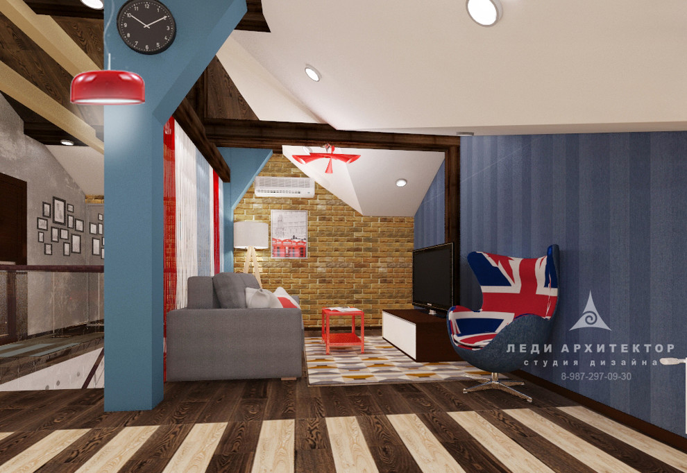 Дизайн-проект квартиры с мансардой