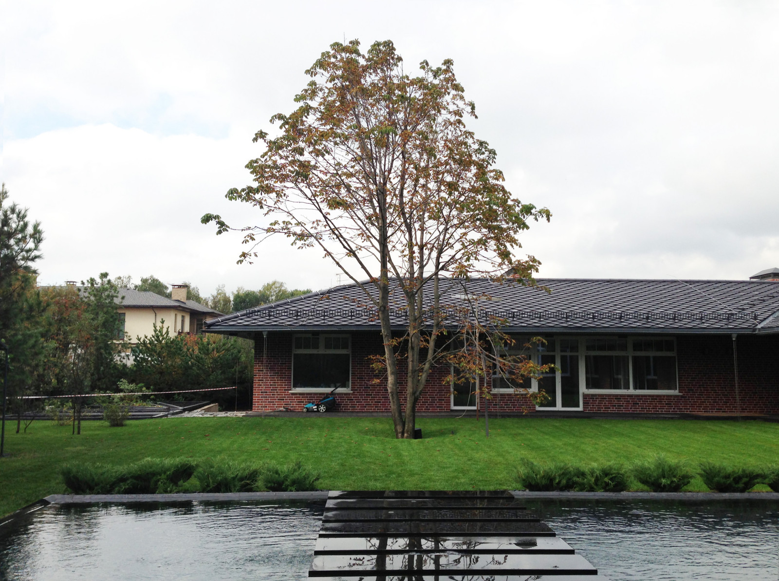 Современный сад в КП "Променад"