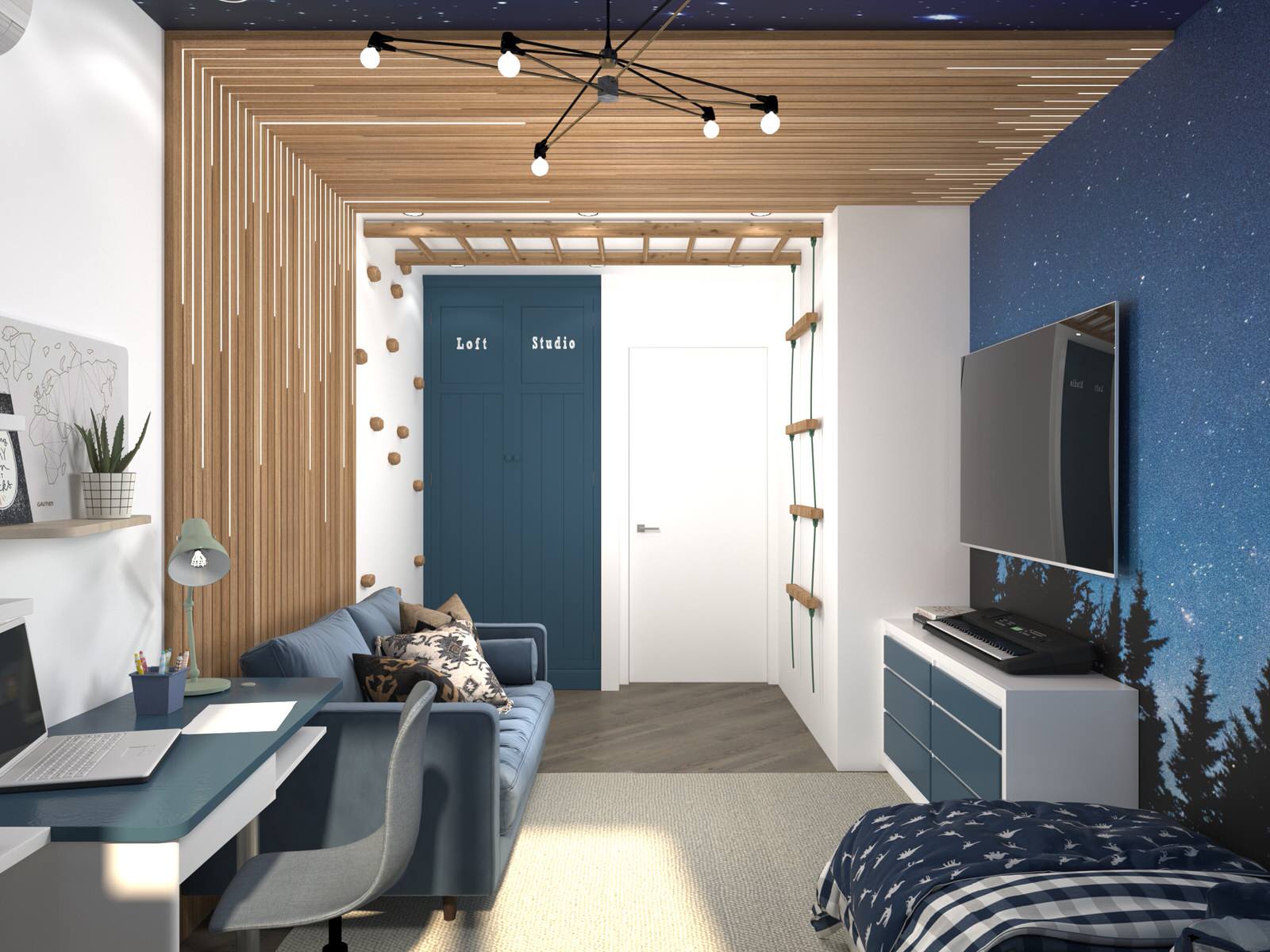 Комната для мальчика 9 лет