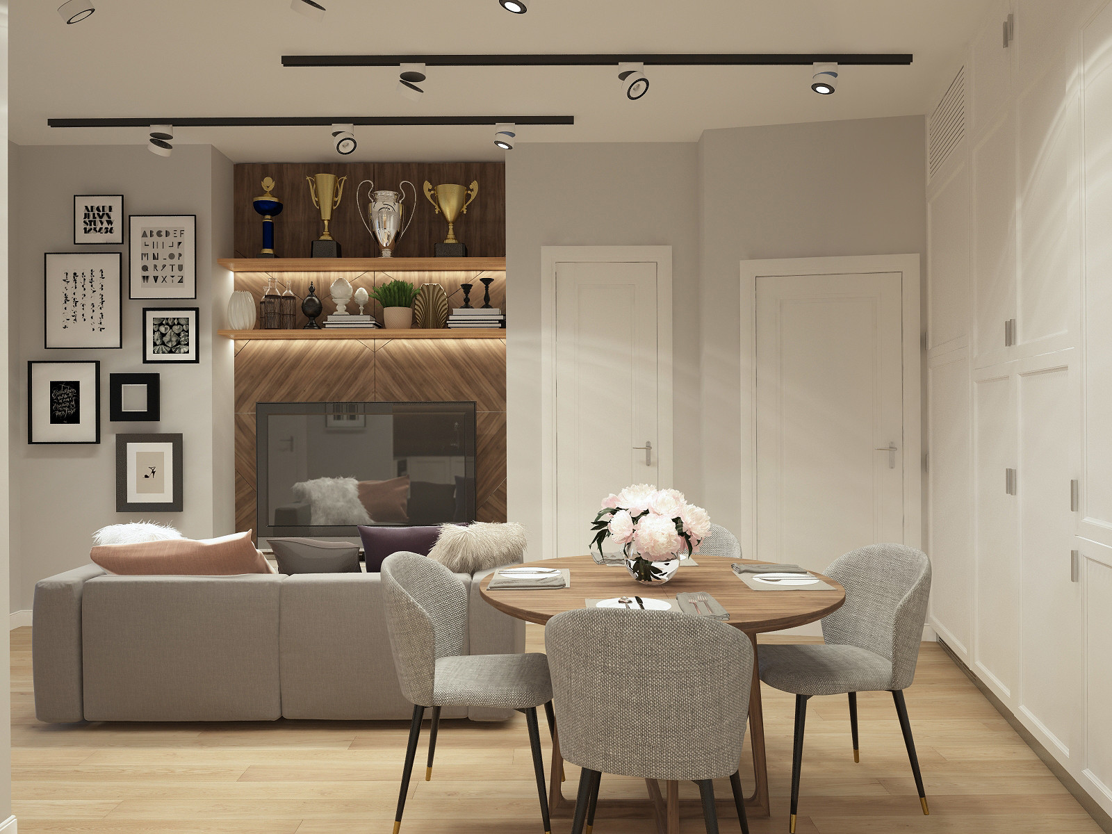 Квартира в смешанной стилистике