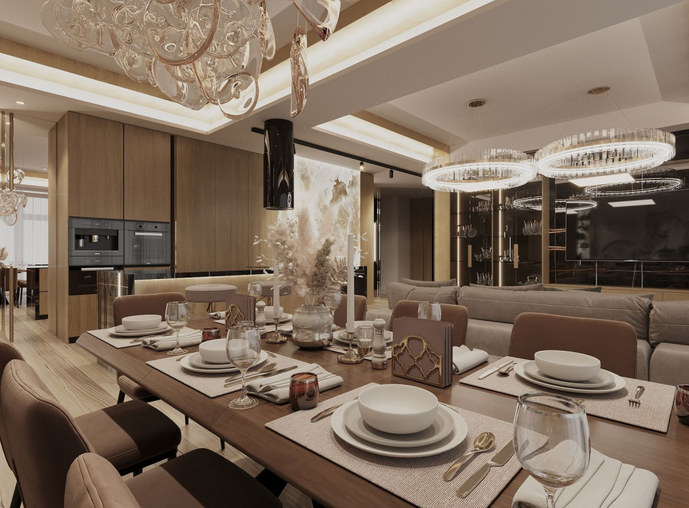 6-Room Apartment Design With 240 m² Floor Area