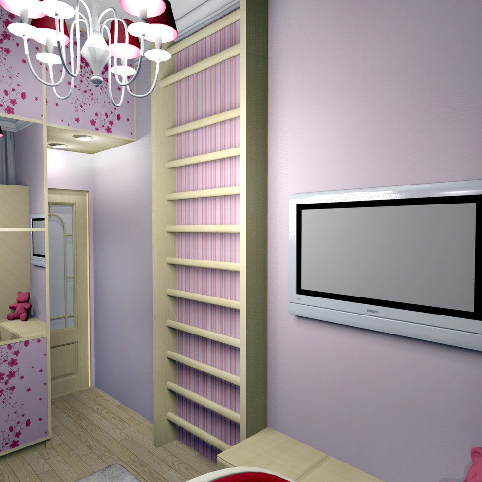 Детская в сиреневых тонах