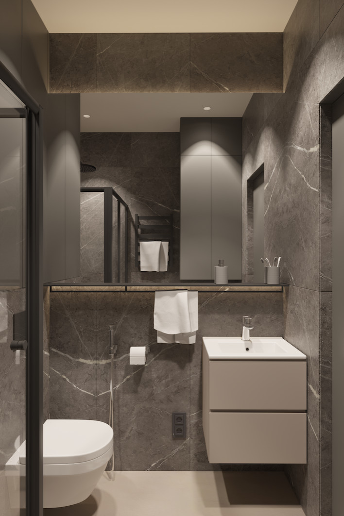 Квартира для девушки 32м2 в ЖК Wellton Towers