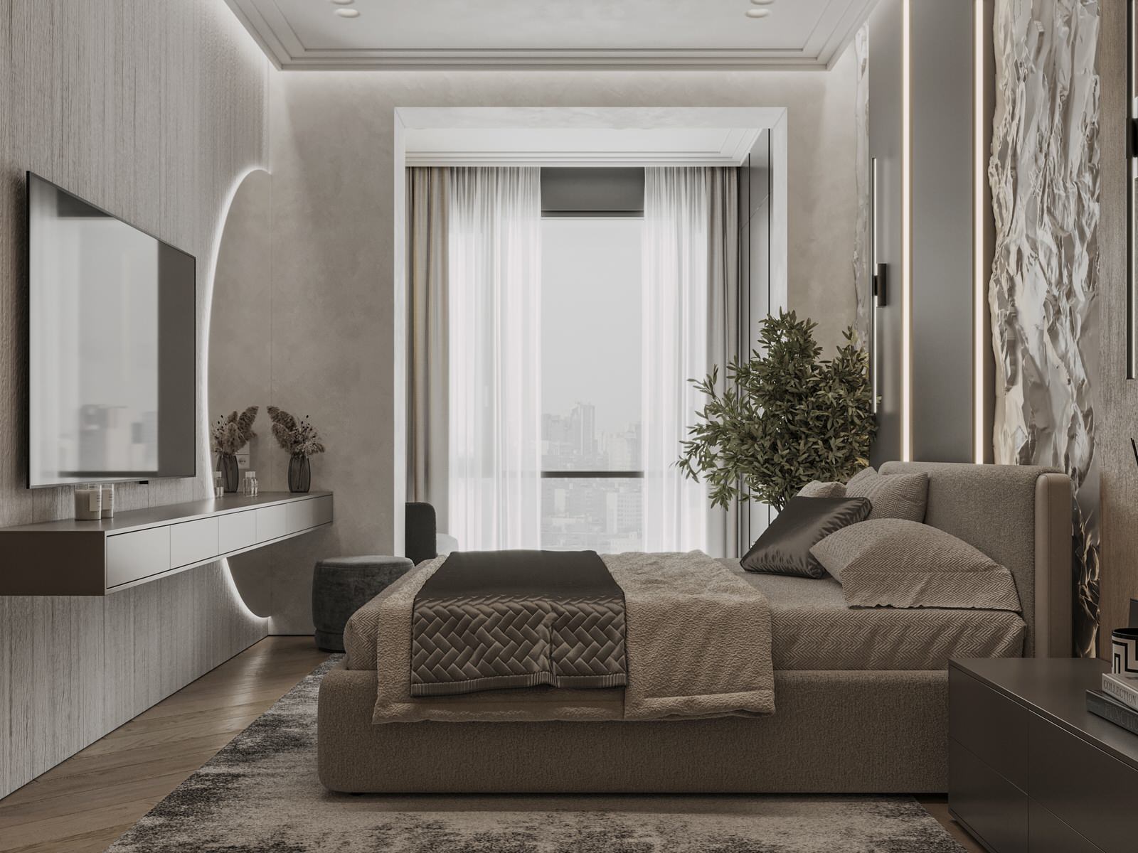 Дизайн-проект квартиры, ЖК Михайловский, Новосибирск