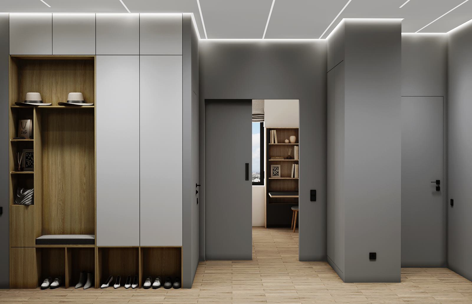 Дизайн Интерьера Квартиры 88 м2 в жк Ангелово Резиденц