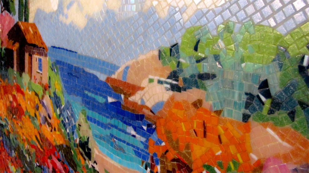 Обложка проекта: Littoral landscape picture for privat bathroom