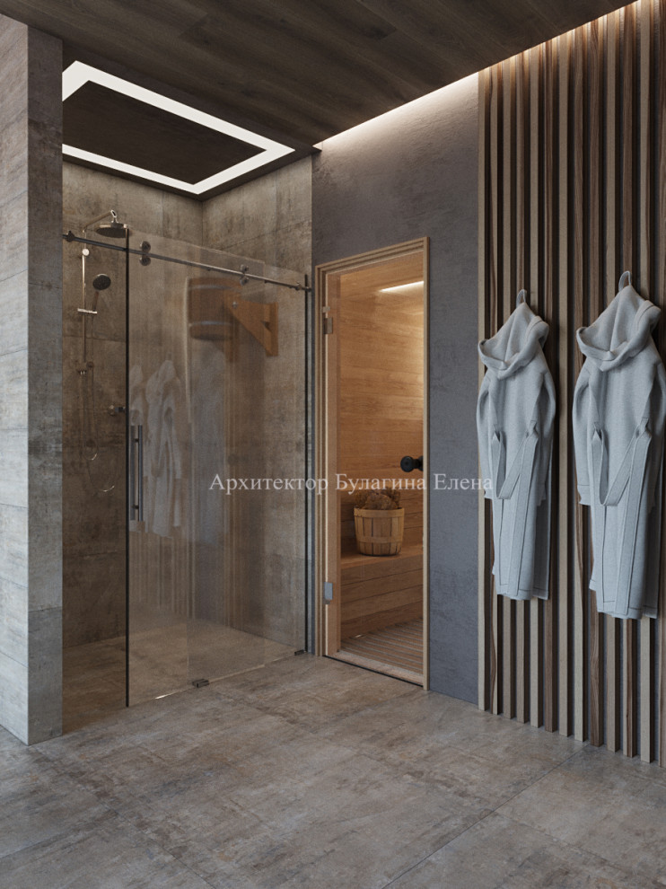 Интерьер загородного дома со спа зоной