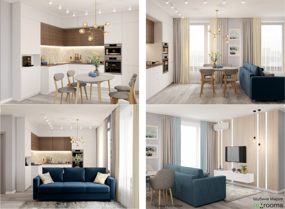 Проект 4 комнатной квартиры