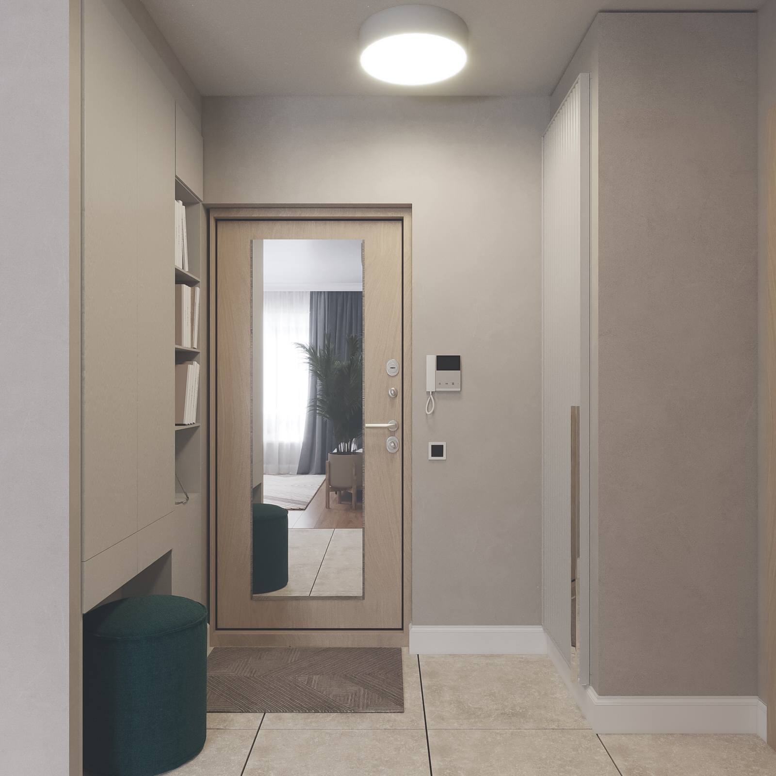 Кухня-гостиная + прихожая в ЖК от Пик