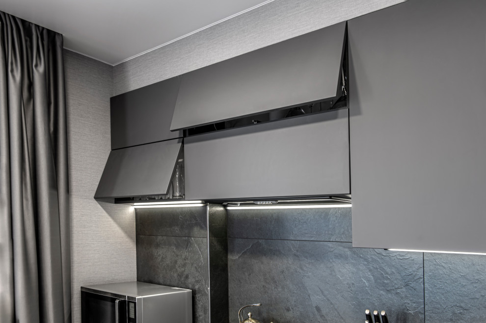 Кухня в ЖК Паруса г. Рязань, пленка + пластик