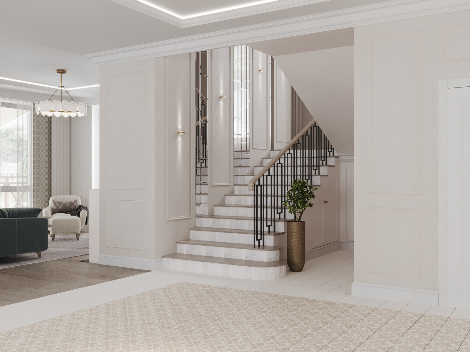 Дизайн-проект частного дома 270м2 2 этажа