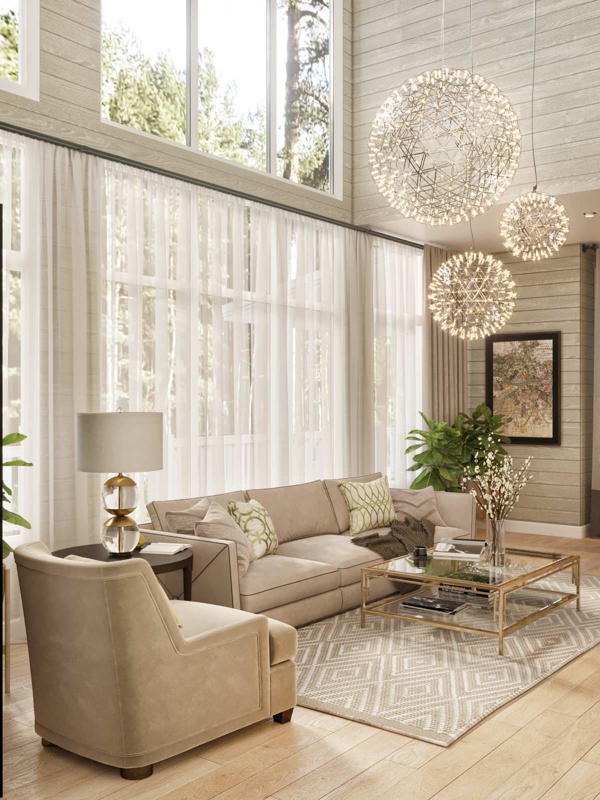 Обложка проекта: Дизайн-проект загородного дома