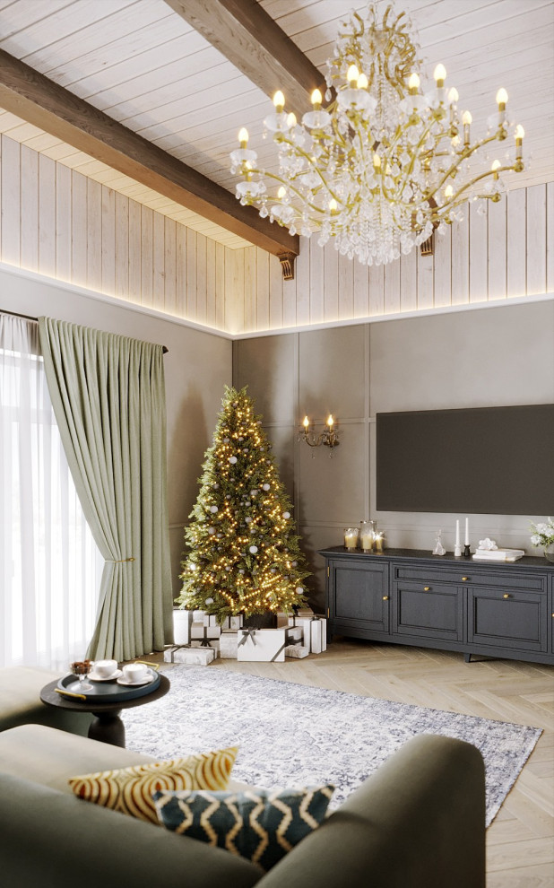 Усадьба в Павловске. Проект интерьера загородного дома.