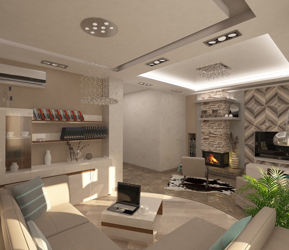 Гостиная в частном доме