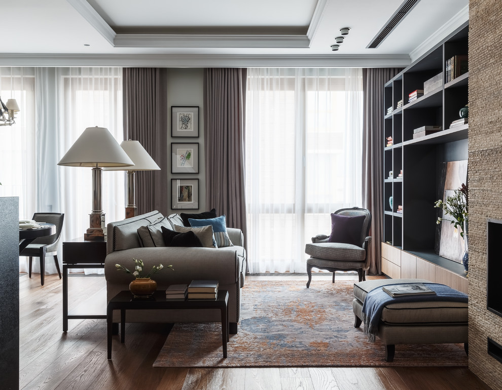 Квартира в американском стиле в Хамовниках 98 м²