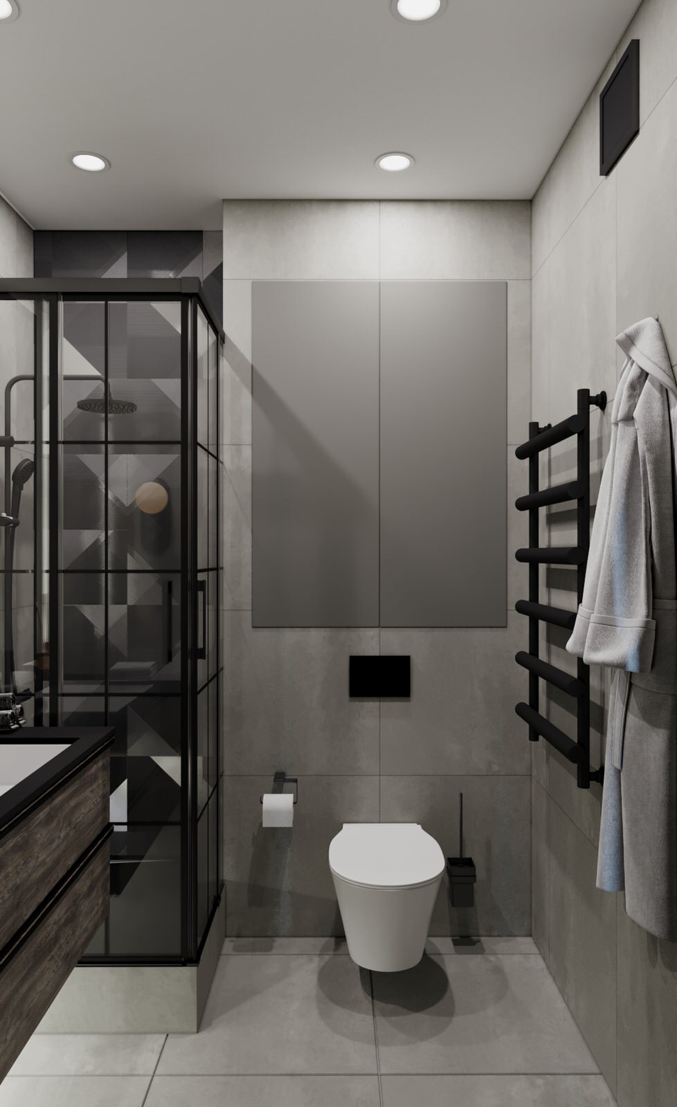 Современная квартира для молодой пары в Москве