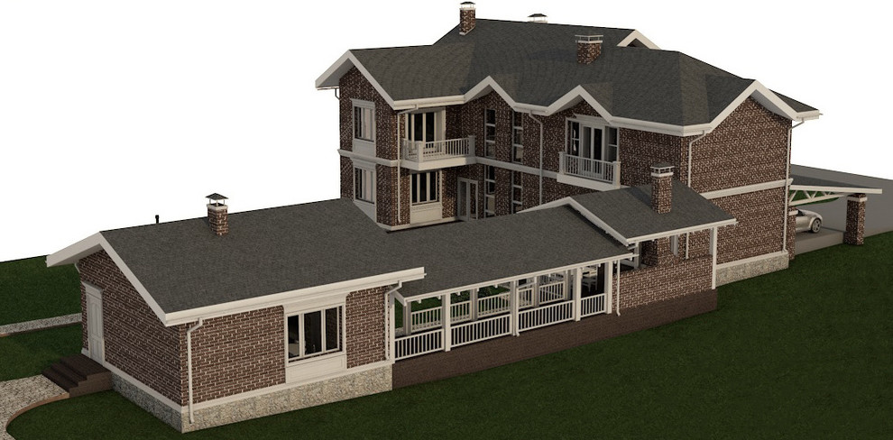 Коттедж с баней