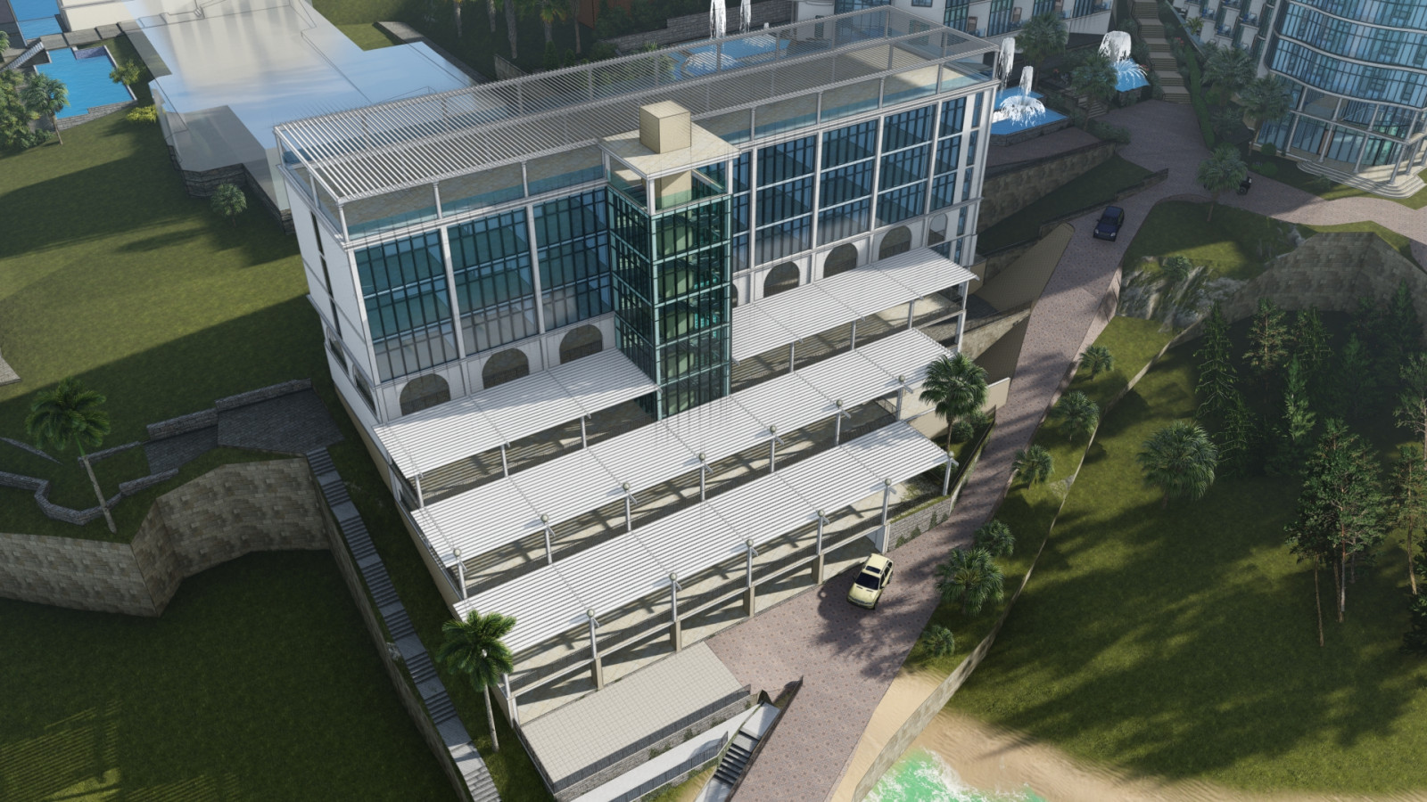 Эскизный проект развития санатория "Кудепста"