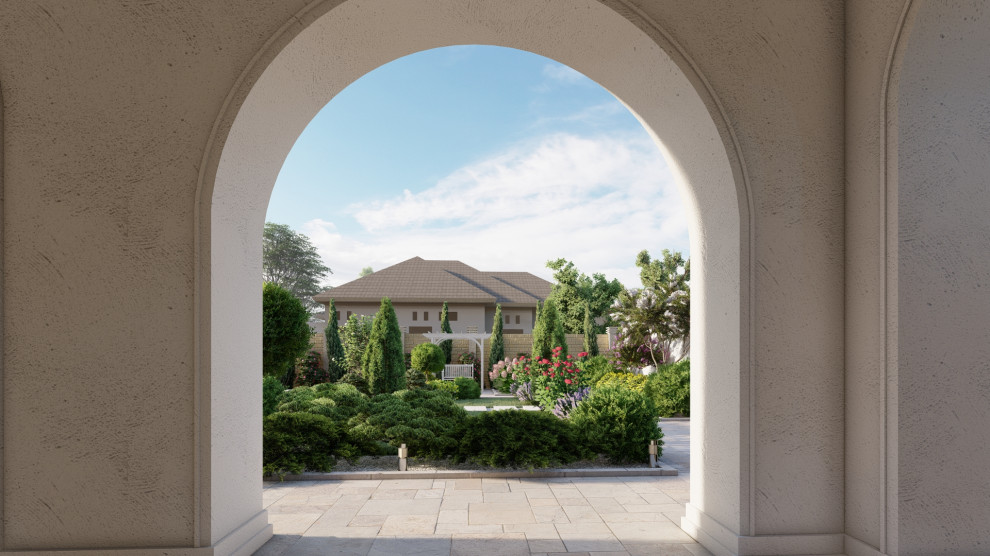 Ландшафтный проект участка в Севастополе