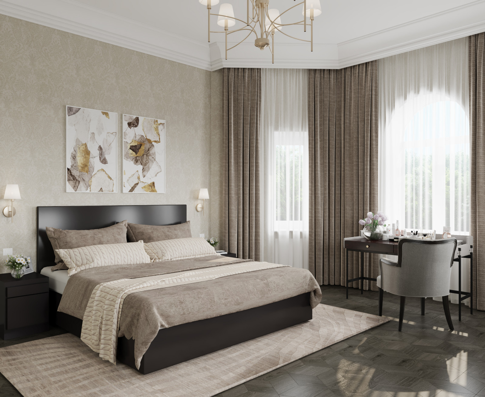 Интерьер частного дома, 500 кв.м.