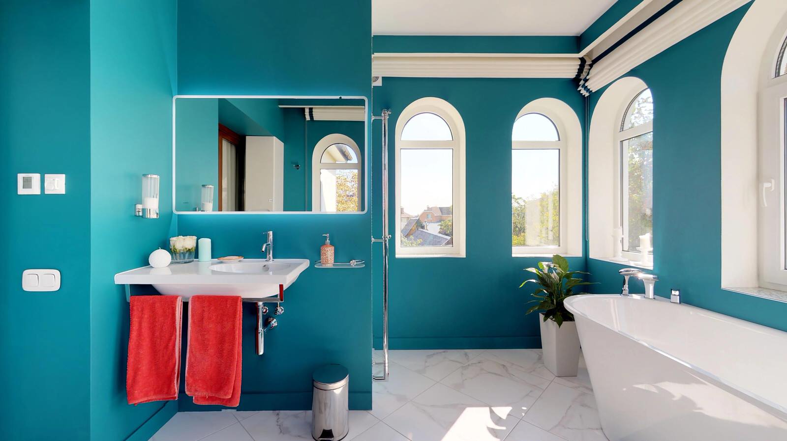 Ванная в зимнем саду