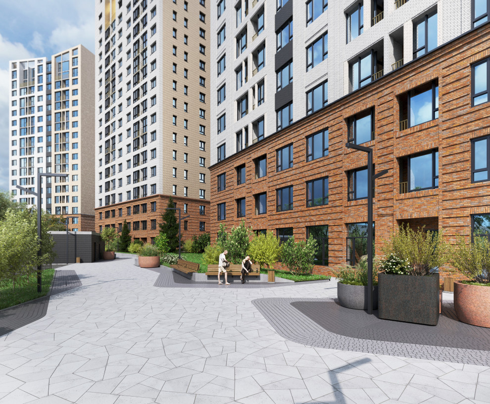 Благоустройство ЖК "НОРМАНДИЯ НЕМАН", СК "СТРИЖИ", Новосибирск