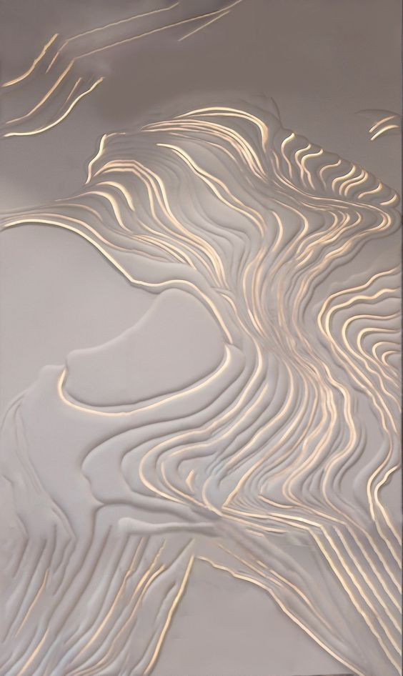 Обложка проекта: барельеф с освещением