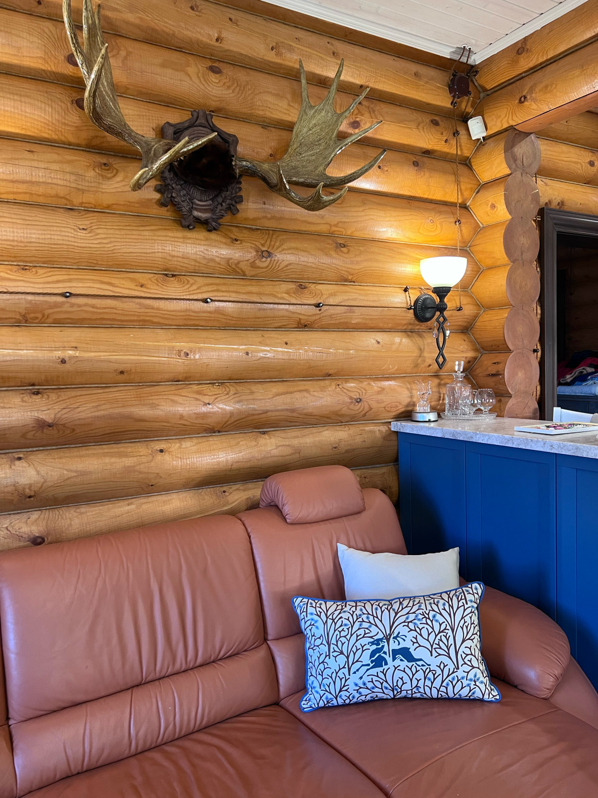 Дом из оцилидрованного бруса в Подмосковье