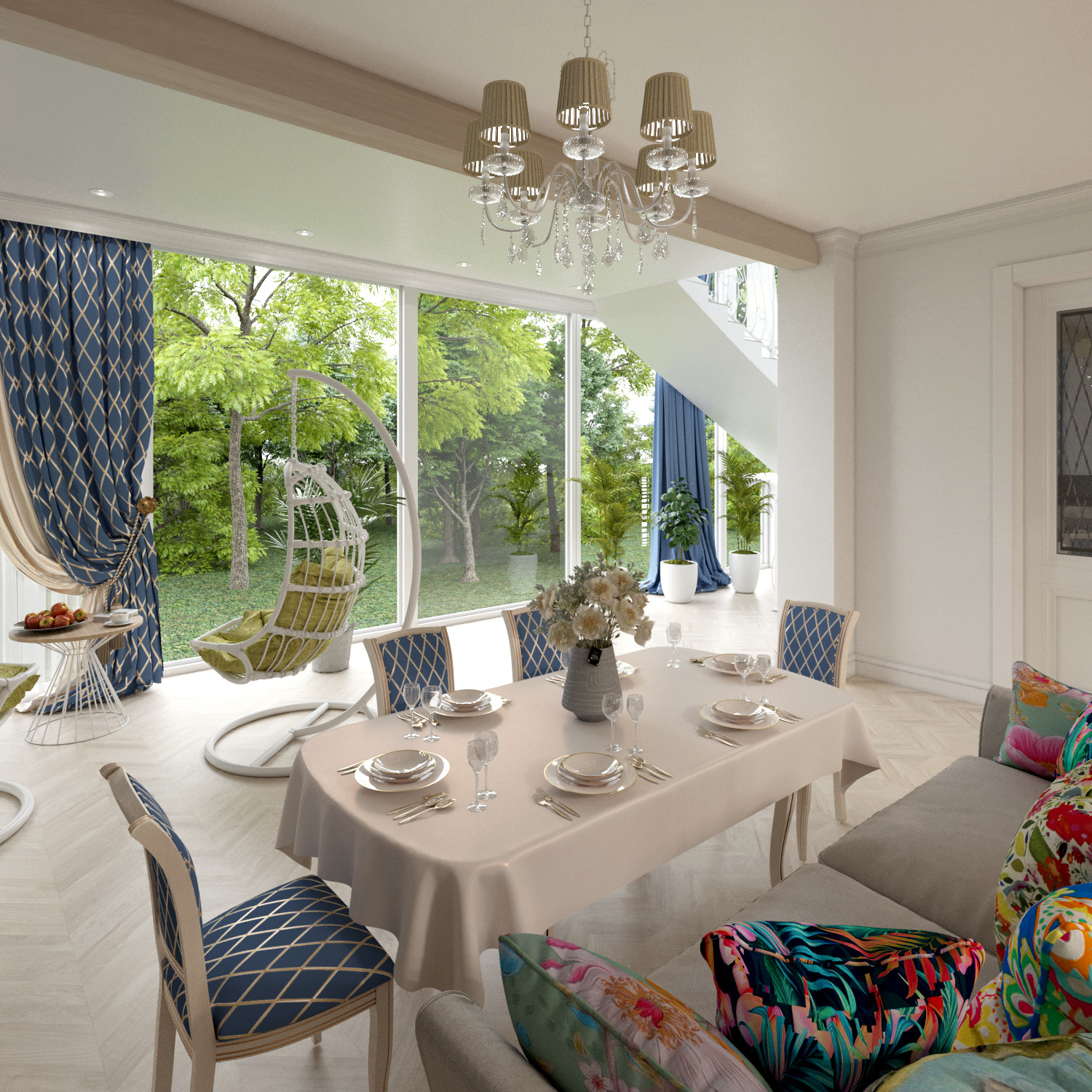 Interior Design in provice style