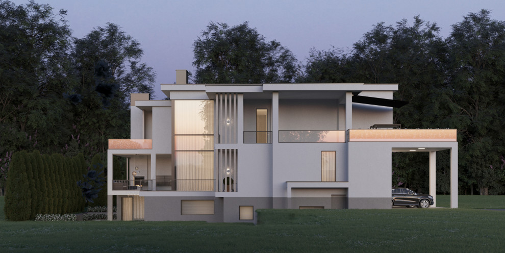 Загородный дом в современном стиле