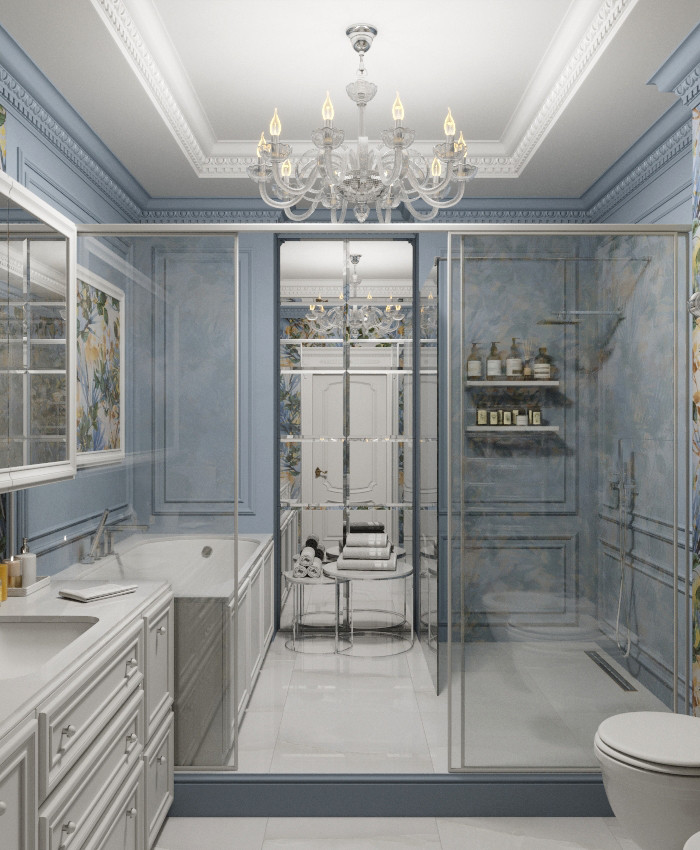 Обложка проекта: Ванная комната в доме пос. Снегири