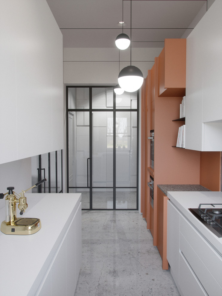 2 colours modern kitchen