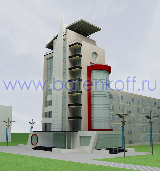 Дизайн фасадов жилых зданий в г.Екатеринбурге