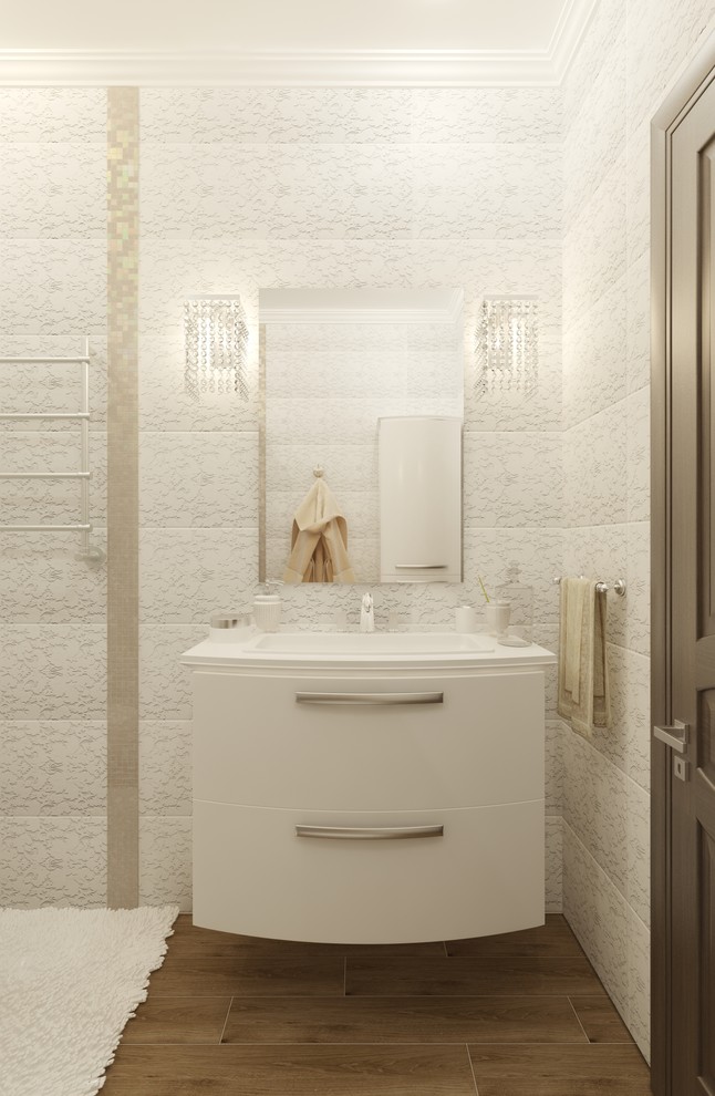 Санузел в современной классике