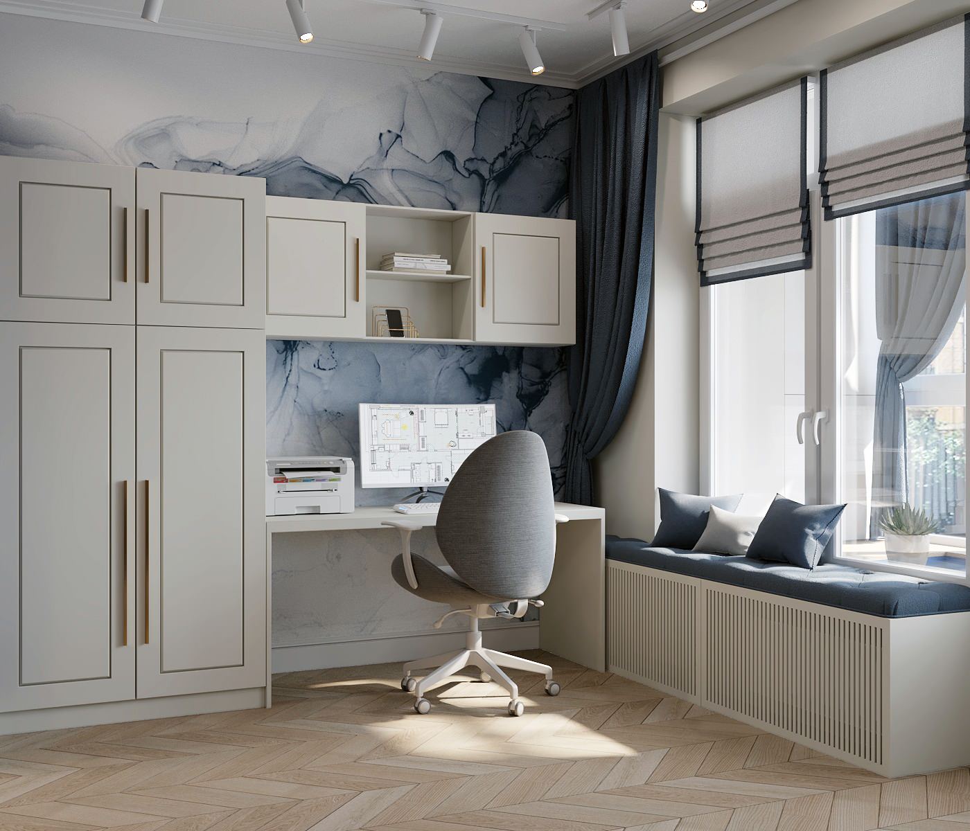 Дизайн интерьера квартиры ЖК "Первомайский"