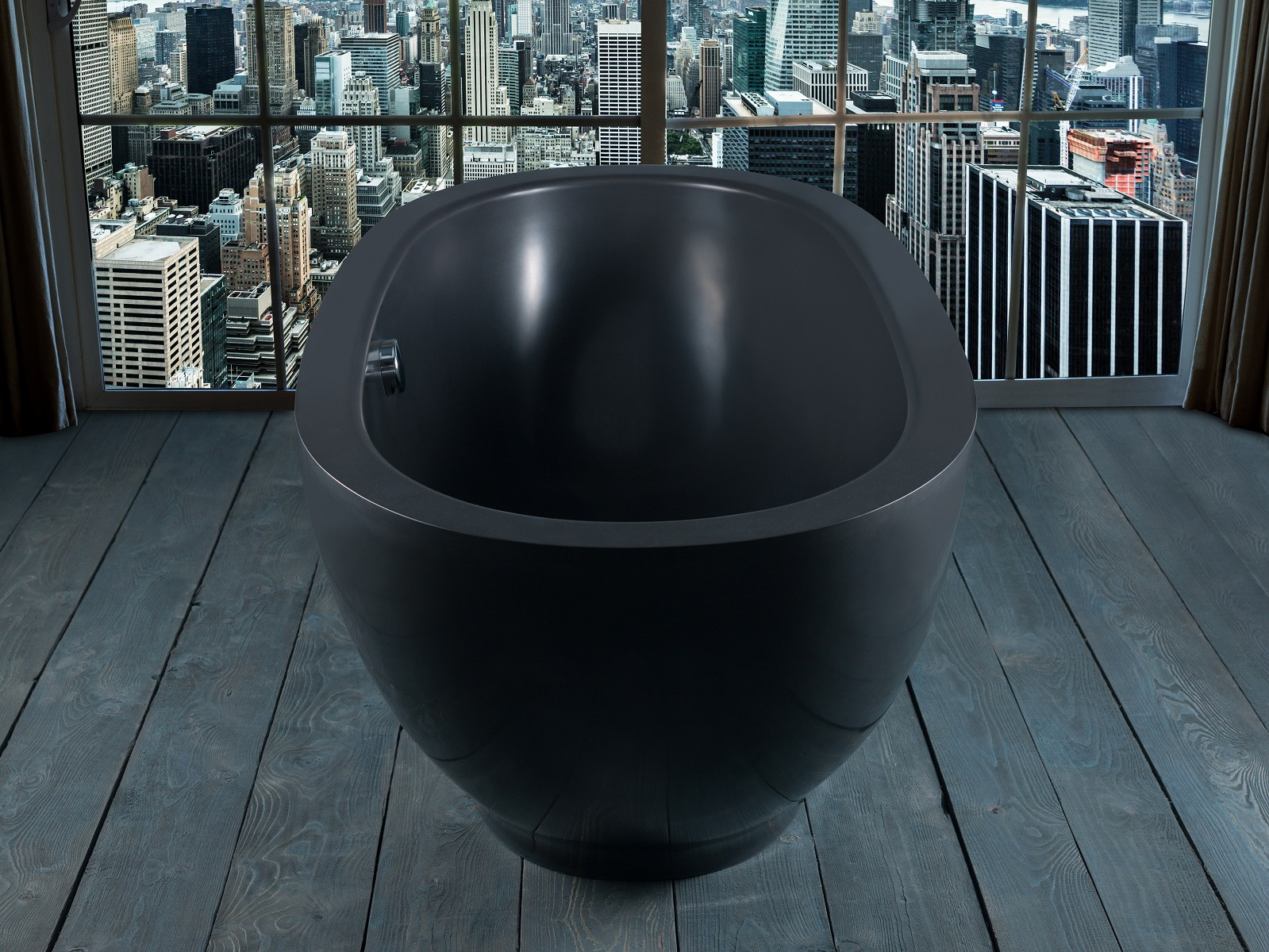 Karolina Черная Каменная Ванна от Viva Lusso