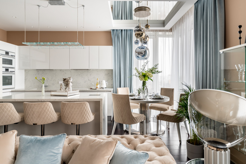 Бежевый и зеркала