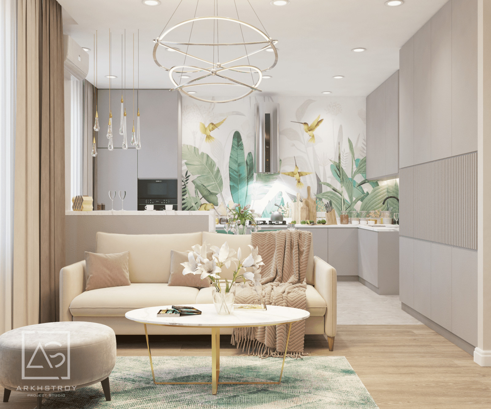 Обложка проекта: 4-х комнатная квартира ЖК Испанские кварталы