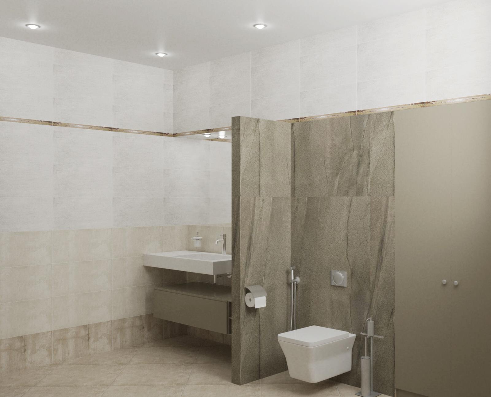 Концептуальный проект интерьеров коттеджа 480 кв. метров