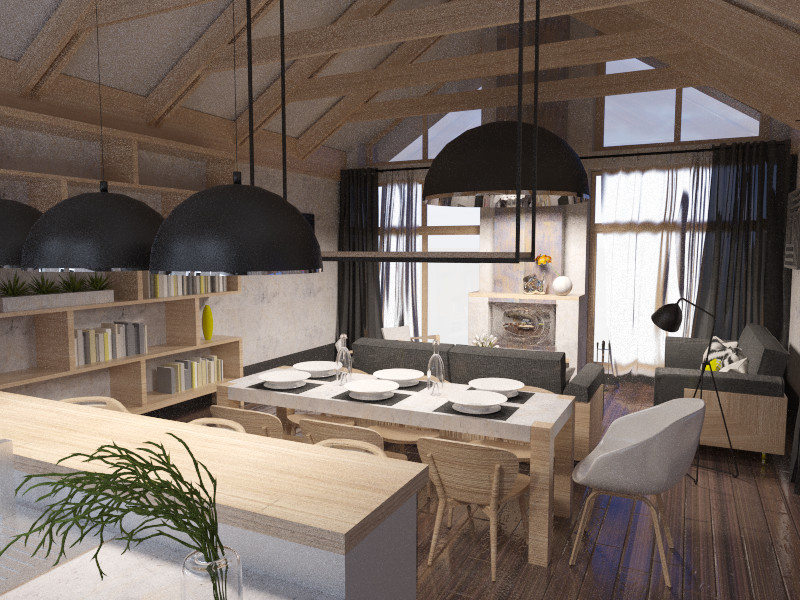 Interieur eines Einfamilienhauses