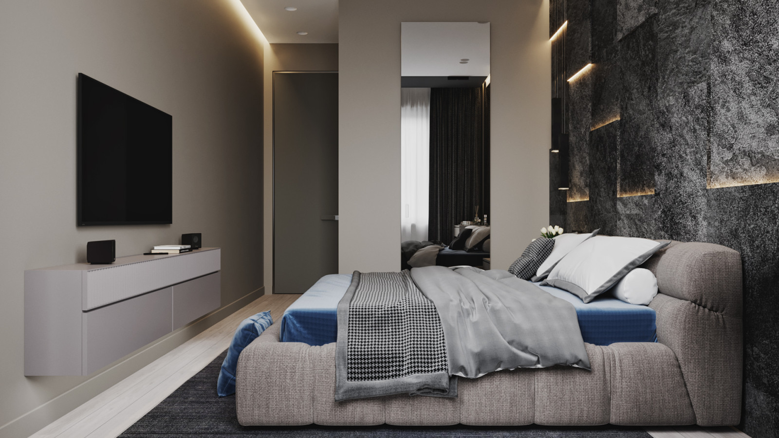 GRAY. Квартира в ЖК Дом на набережной, 64 кв.м