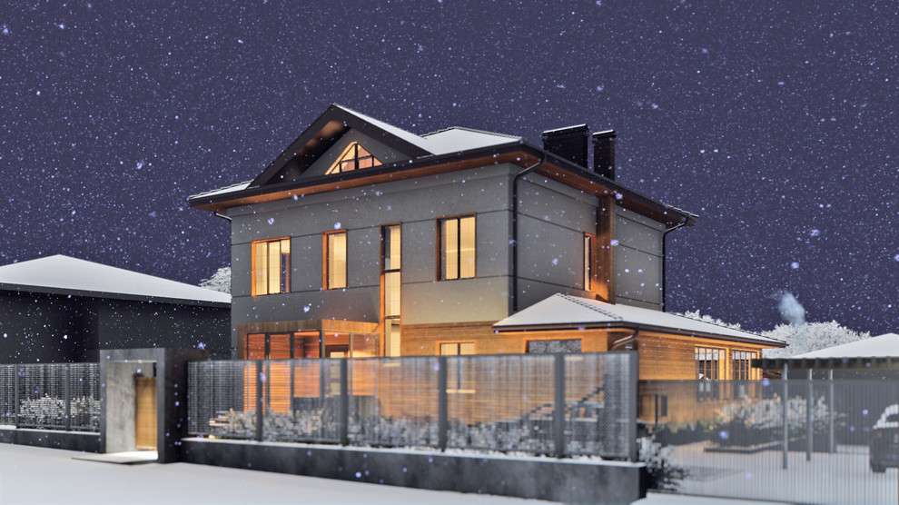 Полный проект частного дома в пос. Новый, Калининградская обл.