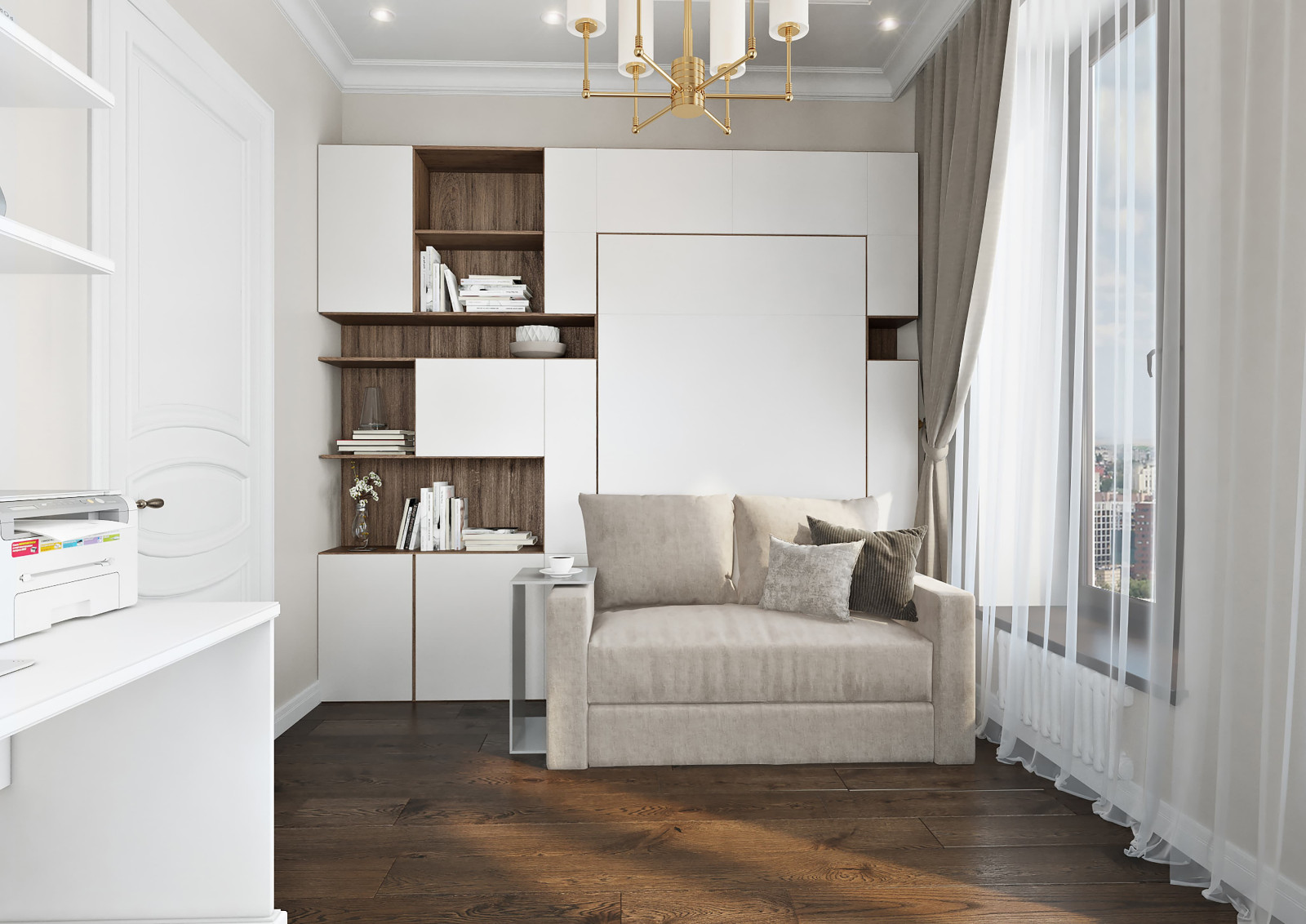 Дизайн и ремонт квартиры в ЖК «Вандер Парк» — Назад в будущее