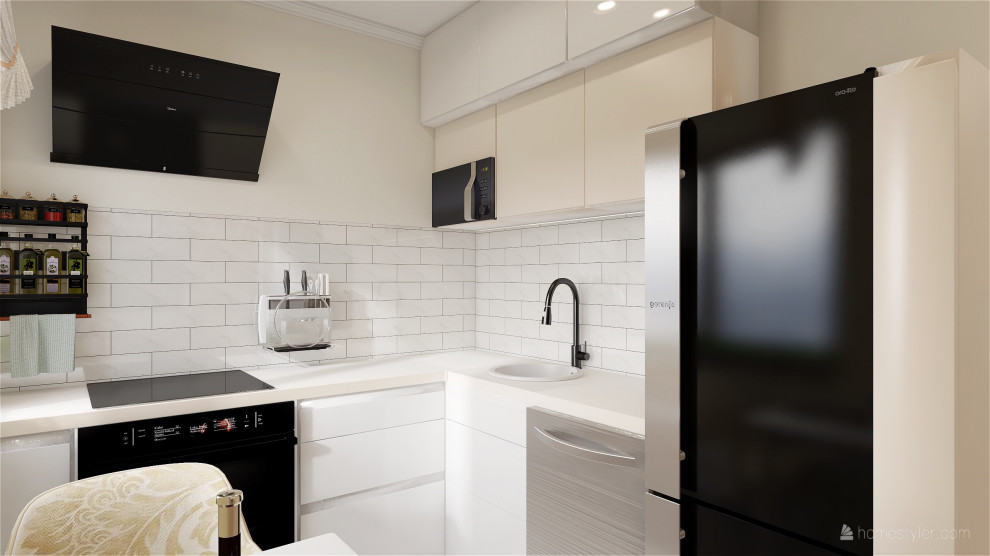 Обложка проекта: Визуализация 1-комнатной квартиры