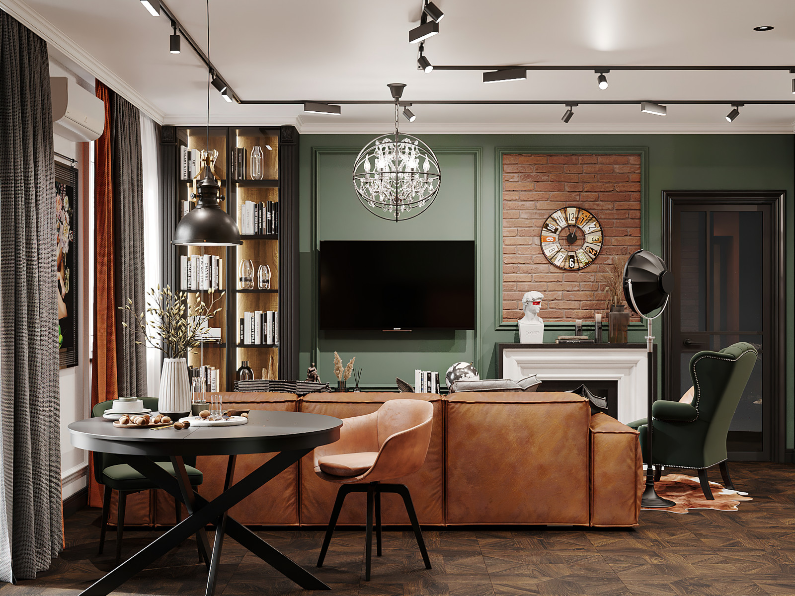 Обложка проекта: Квартира в английском стиле