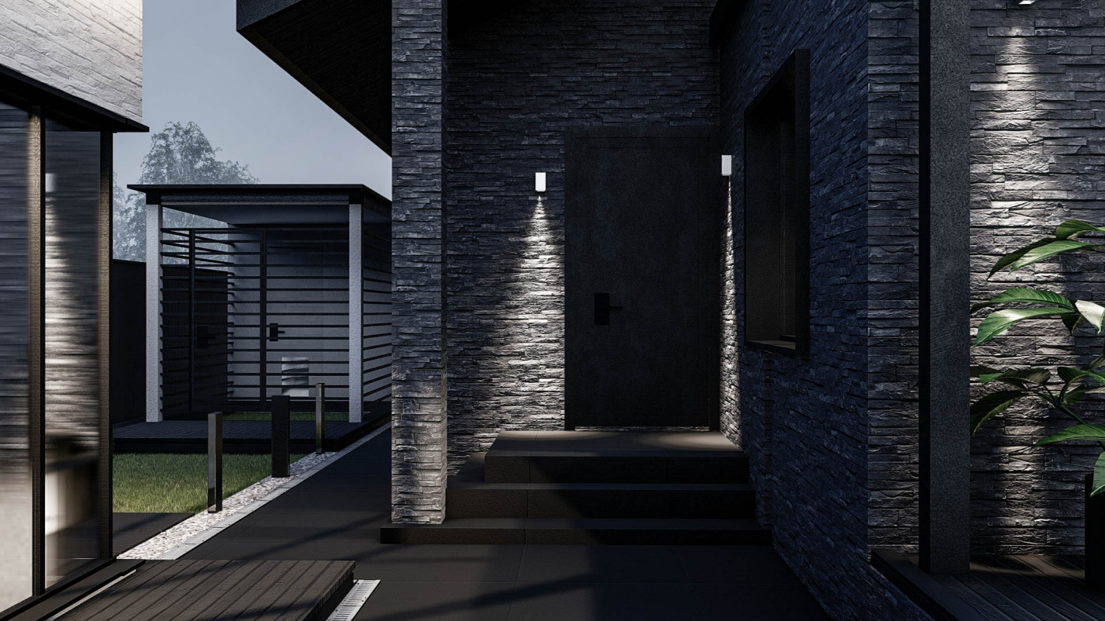 БЛАГОУСТРОЙСТВО УЧАСТКА И РЕКОНСТРУКЦИЯ ФАСАДА ЖИЛОГО ДОМА