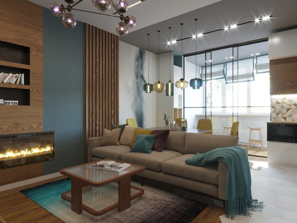 Дизайн интерьера гостиной для квартиры по ул.Садовая