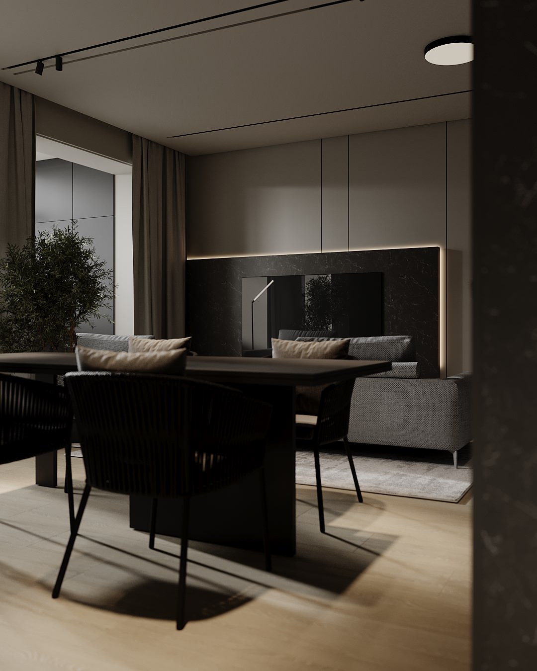 Дизайн проект двухэтажной квартиры