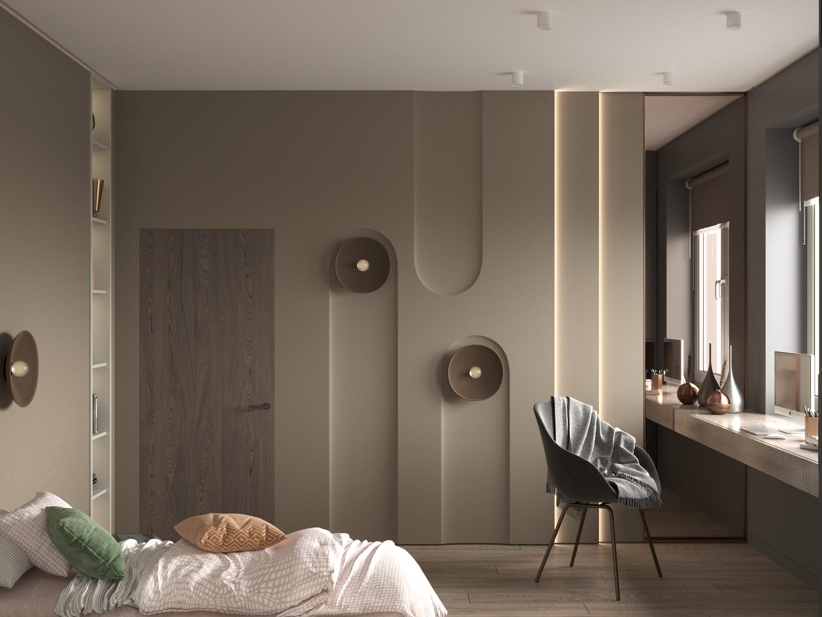 Проект детской комнаты для девочки-подростка