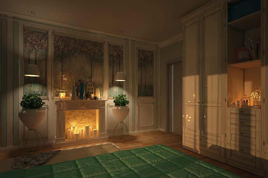 Совсем женская спальня